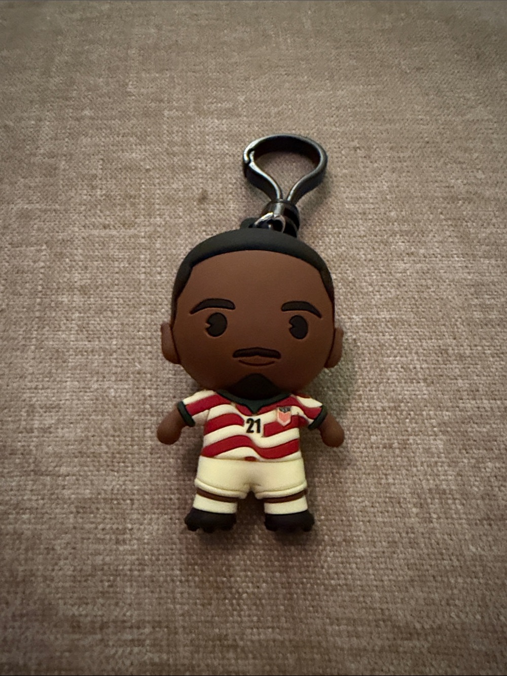 Tim Weah #21 USMNT soccer 3D bag clip figure by Monogram from Target